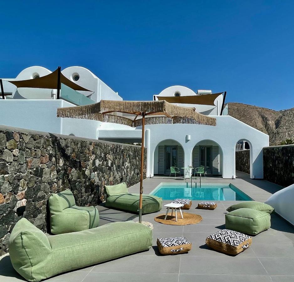 Modern Dome Homes Of Santorini Perissa  Exterior foto