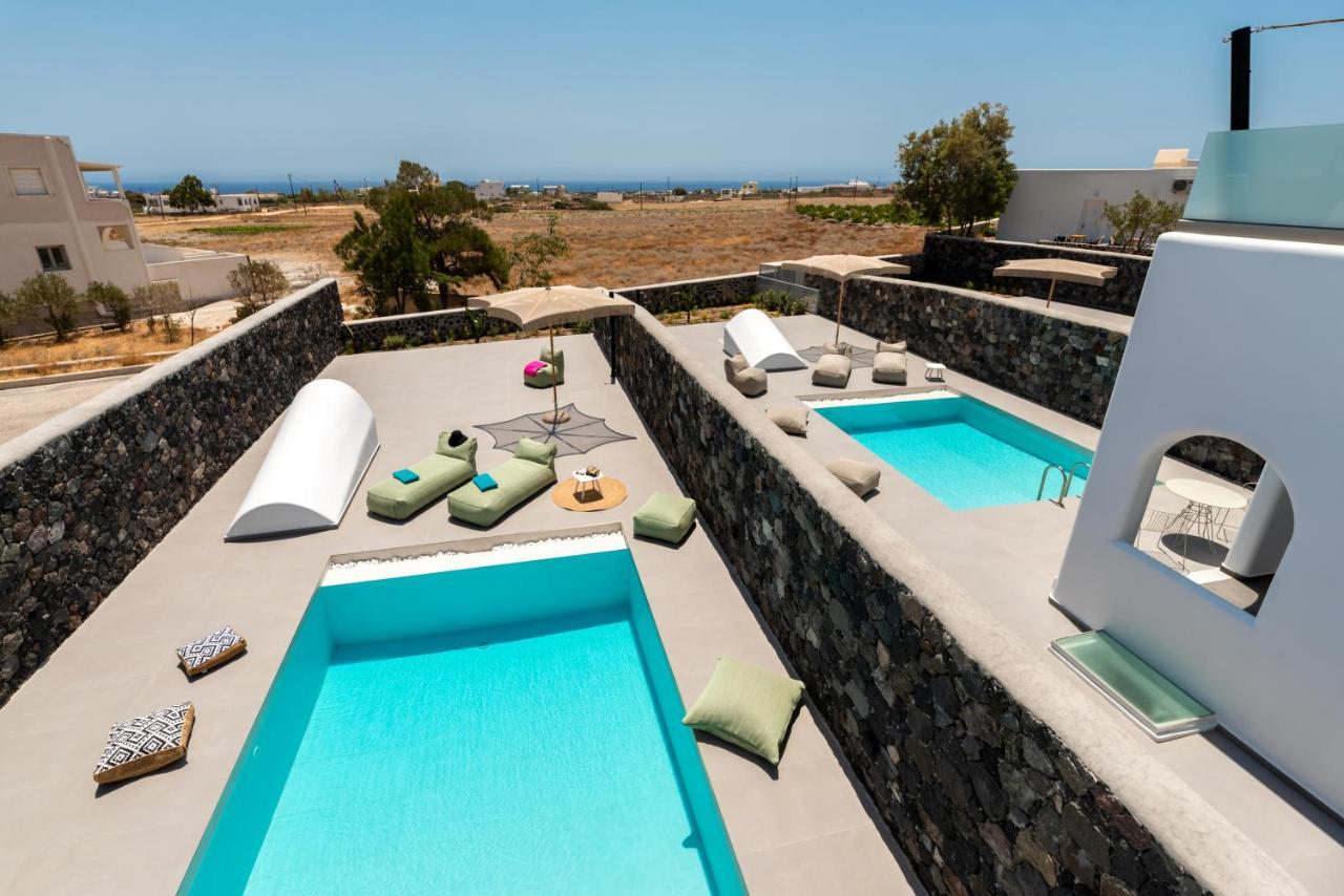 Modern Dome Homes Of Santorini Perissa  Exterior foto